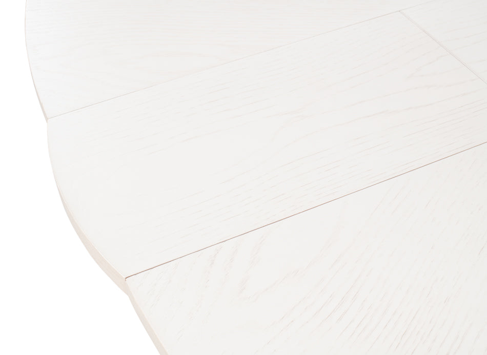 Tower Jupe Extendable Round Dining Table-Dining Tables-Sarreid-LOOMLAN