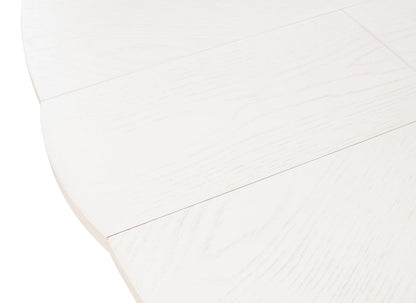 Tower Jupe Extendable Round Dining Table-Dining Tables-Sarreid-LOOMLAN