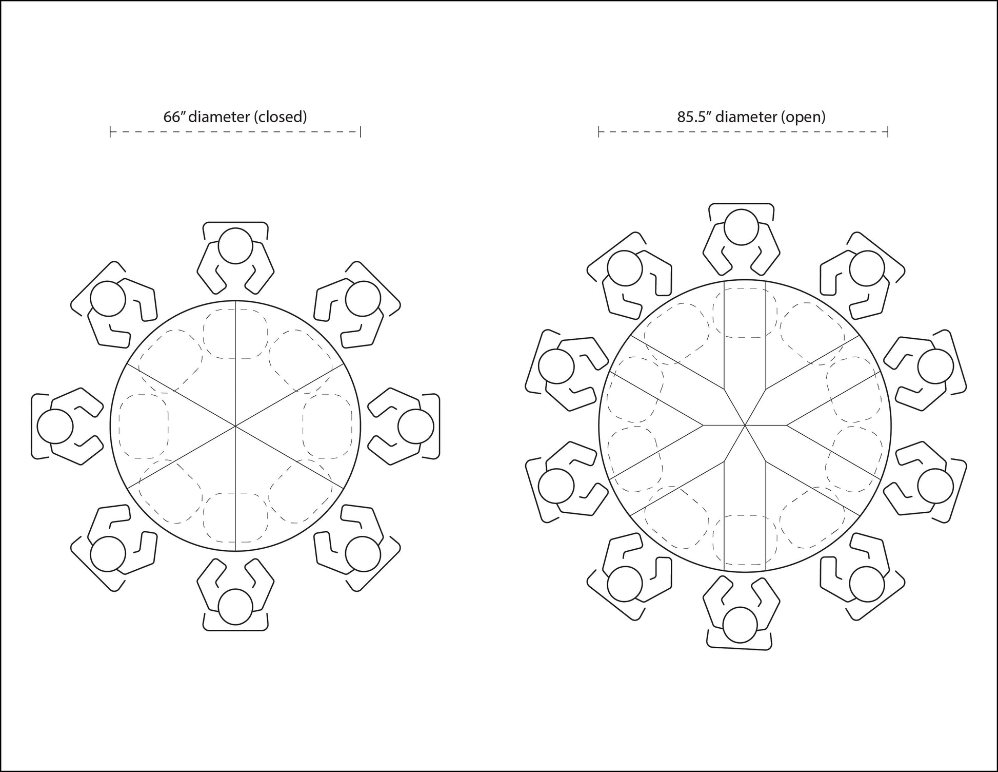 Tower Jupe Wooden Round Dining Table-Dining Tables-Sarreid-LOOMLAN