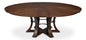 Tower Jupe Wooden Round Dining Table-Dining Tables-Sarreid-Large-Palladio-LOOMLAN