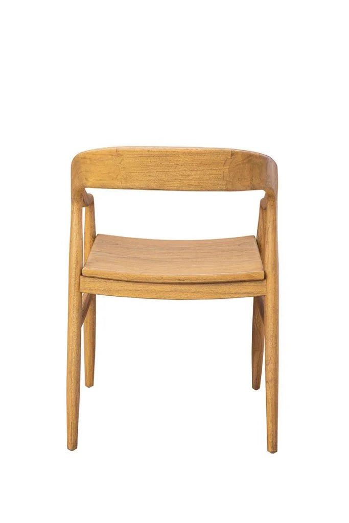 Townsend Natural Wooden Arm Chair - LOOMLAN - Furniture Classics - Accent Chairs