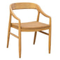 Townsend Natural Wooden Arm Chair - LOOMLAN - Furniture Classics - Accent Chairs