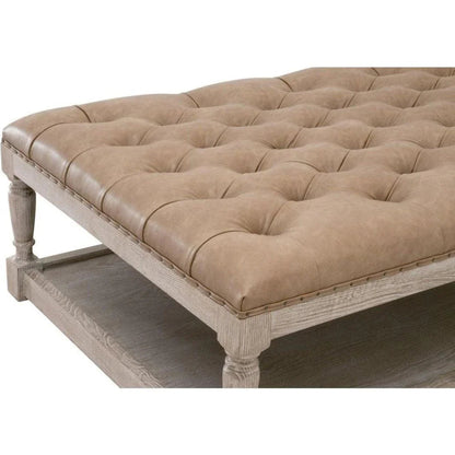 Townsend Tufted Rectangular Coffee Table - LOOMLAN - Essentials For Living - Coffee Tables
