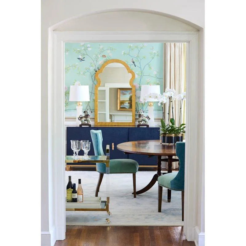 Tracery Porcelain Flower Stem Cachepot - LOOMLAN - Chelsea House - Planters