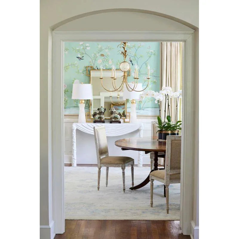 Tracery Porcelain Flower Stem Cachepot - LOOMLAN - Chelsea House - Planters