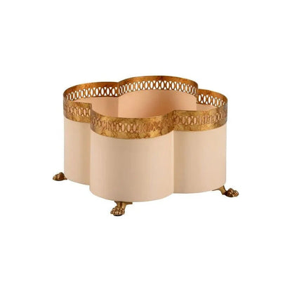 Tracery Traditional Design Porcelain Cachepot - LOOMLAN - Chelsea House - Planters