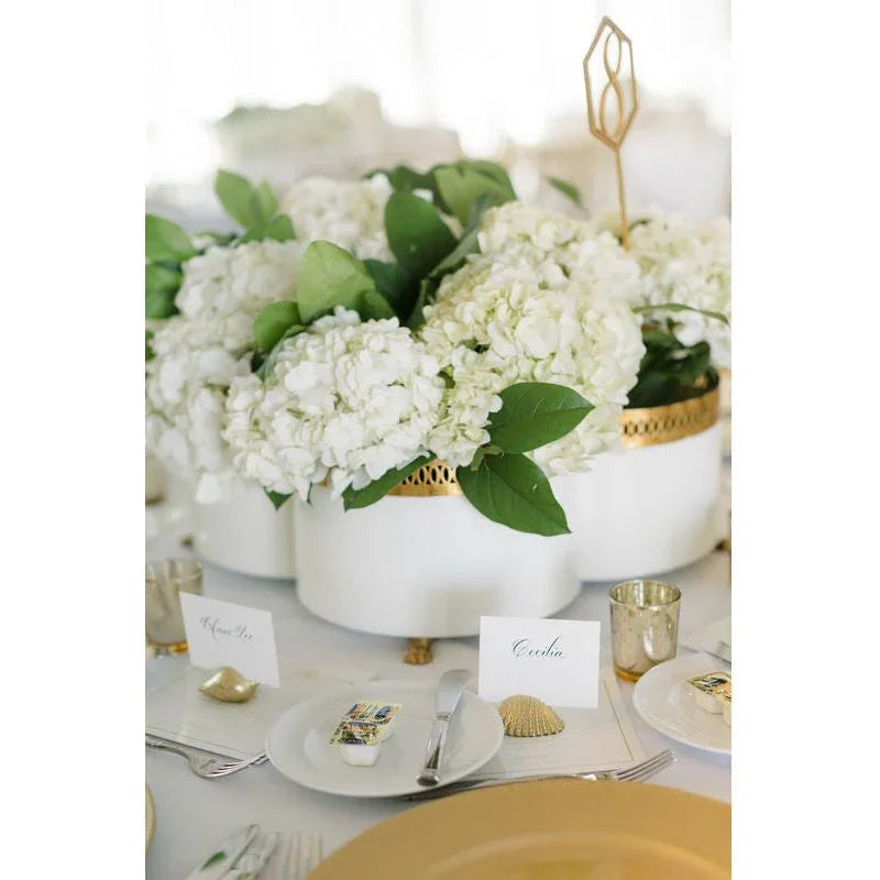 Tracery Traditional Designed Cream Cachepot - LOOMLAN - Chelsea House - Planters