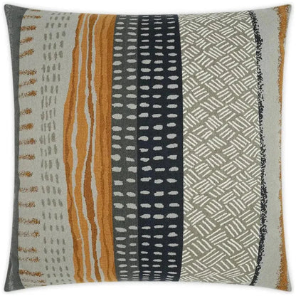 Tracks Western Chic Abstract Large Throw Pillow Insert - LOOMLAN - D.V. Kap - Throw Pillows