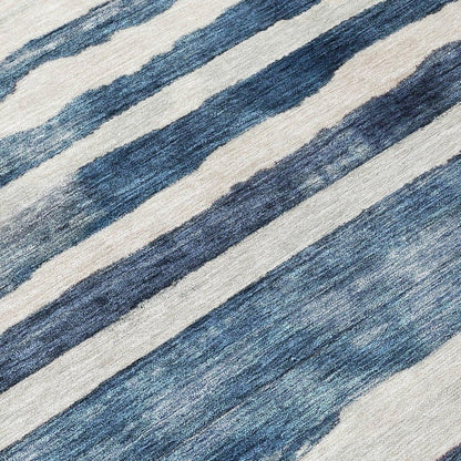 Tramma Blue Washable Indoor - Outdoor Rug - LOOMLAN - LOOMLAN Rugs - Outdoor Rugs