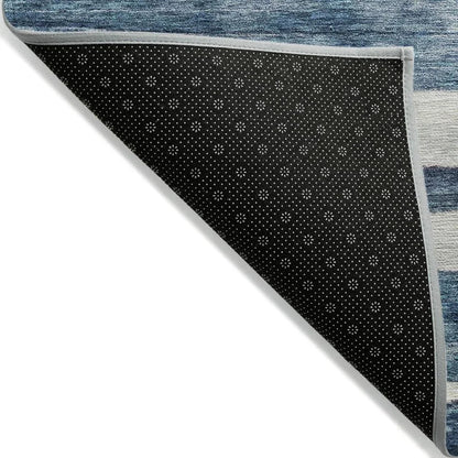 Tramma Blue Washable Indoor - Outdoor Rug - LOOMLAN - LOOMLAN Rugs - Outdoor Rugs