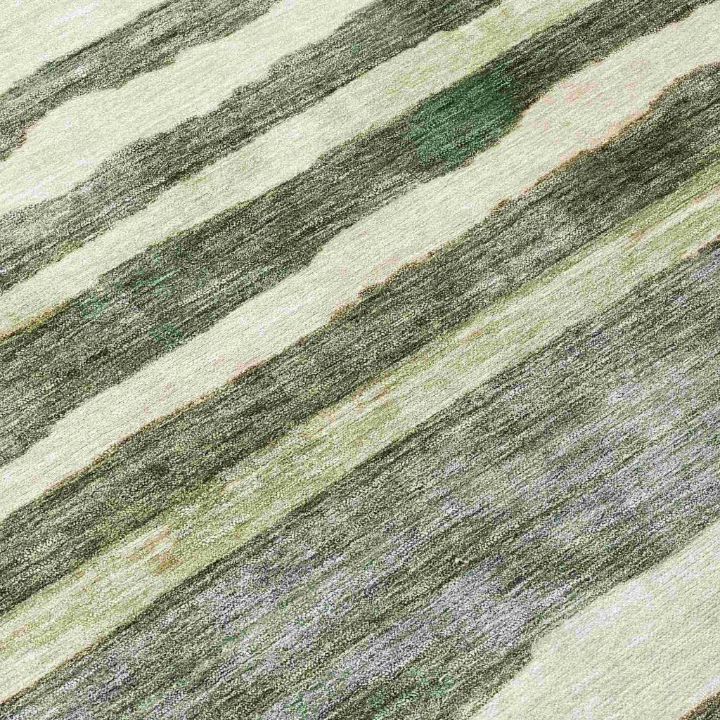Tramma Green Washable Indoor - Outdoor Rug - LOOMLAN - LOOMLAN Rugs - Outdoor Rugs