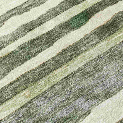 Tramma Green Washable Indoor - Outdoor Rug - LOOMLAN - LOOMLAN Rugs - Outdoor Rugs