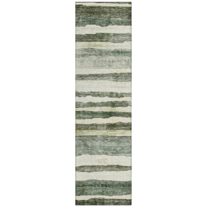 Tramma Green Washable Indoor - Outdoor Rug - LOOMLAN - LOOMLAN Rugs - Outdoor Rugs