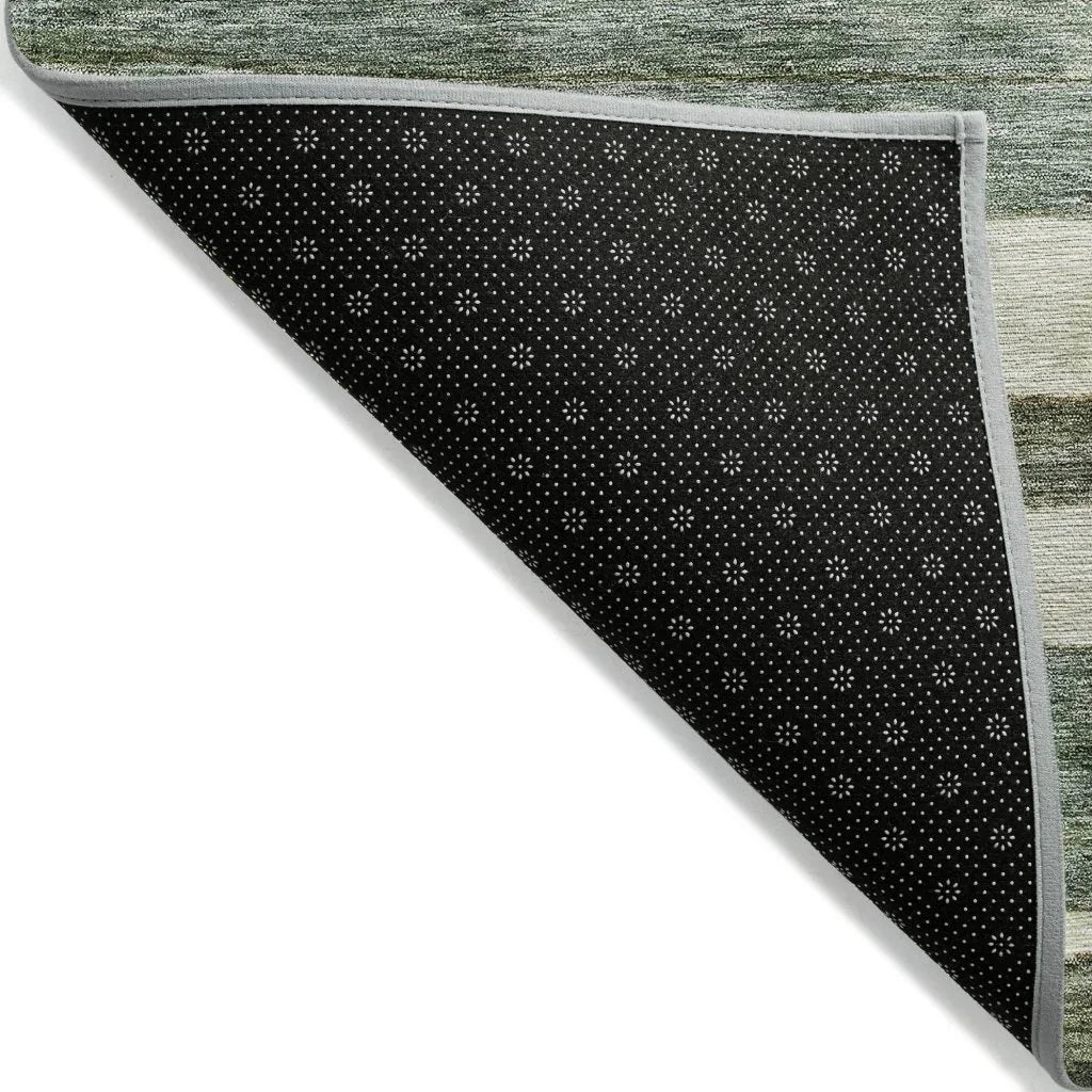 Tramma Green Washable Indoor - Outdoor Rug - LOOMLAN - LOOMLAN Rugs - Outdoor Rugs