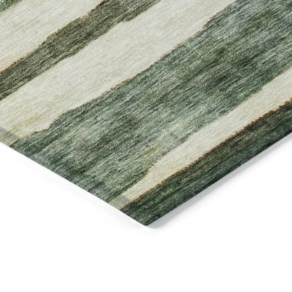 Tramma Green Washable Indoor - Outdoor Rug - LOOMLAN - LOOMLAN Rugs - Outdoor Rugs