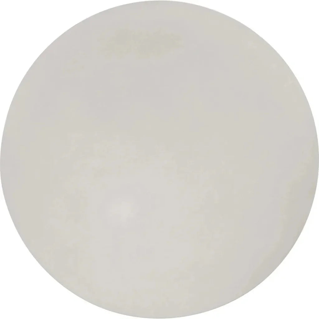 Tranquility Round White Outdoor Coffee Table-Outdoor Coffee Tables-Seasonal Living-LOOMLAN