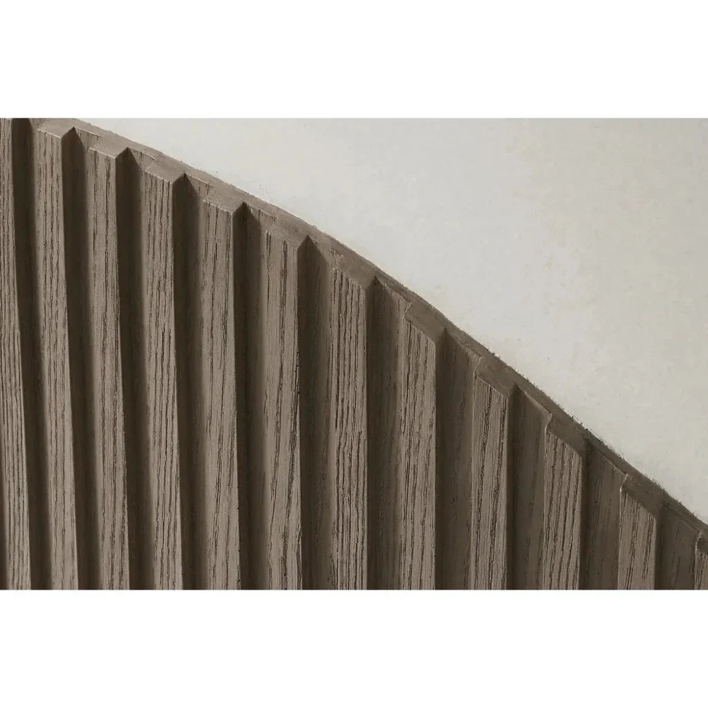 Tranquility Round White Outdoor Coffee Table-Outdoor Coffee Tables-Seasonal Living-LOOMLAN