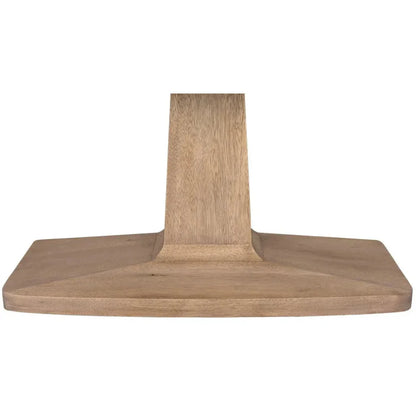 Travis Wood Rectangle Dining Table-Dining Tables-Noir-LOOMLAN