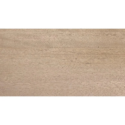 Travis Wood Rectangle Dining Table-Dining Tables-Noir-LOOMLAN