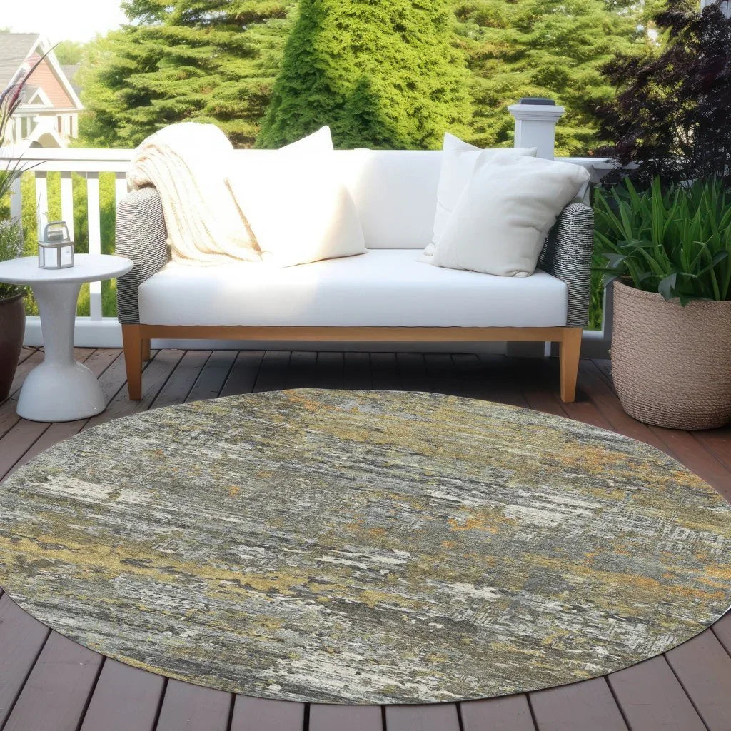 Trazia Gold Washable Indoor - Outdoor Rug - LOOMLAN - LOOMLAN Rugs - Outdoor Rugs