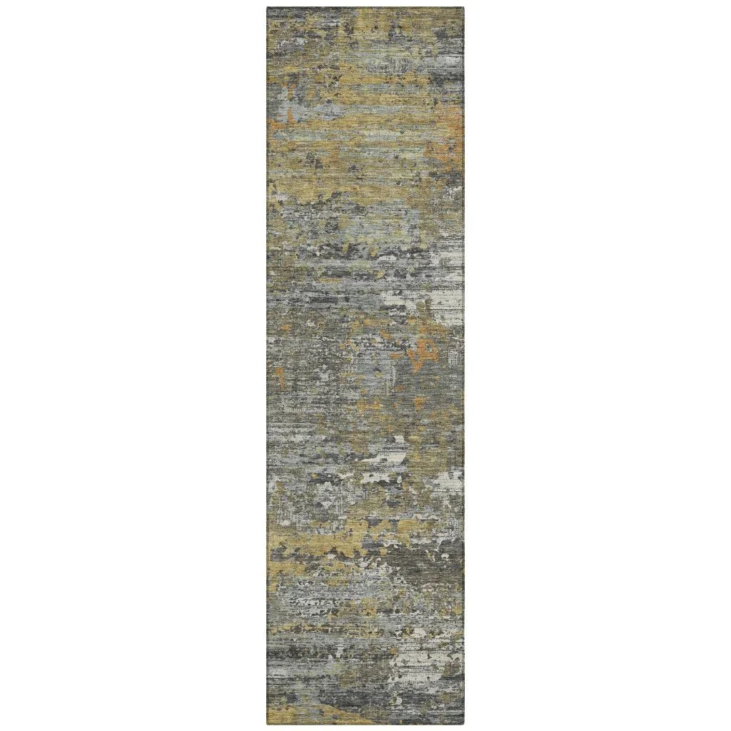 Trazia Gold Washable Indoor - Outdoor Rug - LOOMLAN - LOOMLAN Rugs - Outdoor Rugs
