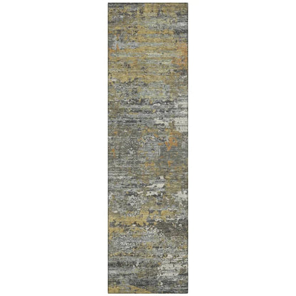 Trazia Gold Washable Indoor - Outdoor Rug - LOOMLAN - LOOMLAN Rugs - Outdoor Rugs
