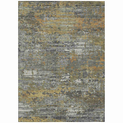 Trazia Gold Washable Indoor - Outdoor Rug - LOOMLAN - LOOMLAN Rugs - Outdoor Rugs