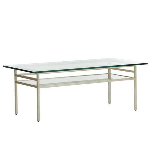 Treasury Iron Framed Rectangular Coffee Table - LOOMLAN - Chelsea House - Coffee Tables