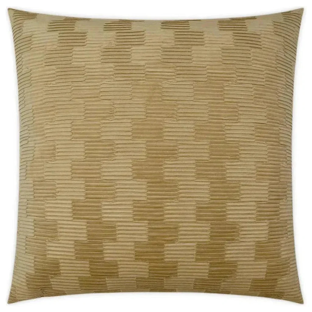 Treble Dijon Solid Yellow Large Throw Pillow Insert - LOOMLAN - D.V. Kap - Throw Pillows