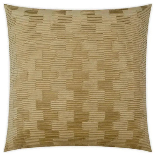 Treble Dijon Solid Yellow Large Throw Pillow Insert - LOOMLAN - D.V. Kap - Throw Pillows