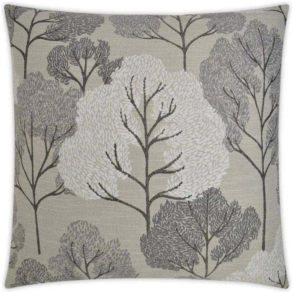 Trees Grey Throw Pillow With Insert - LOOMLAN - D.V. Kap - Throw Pillows