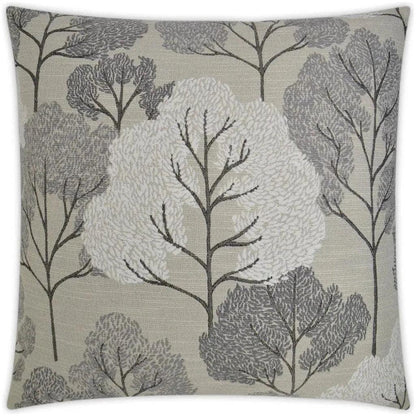 Trees Grey Throw Pillow With Insert - LOOMLAN - D.V. Kap - Throw Pillows