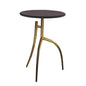 TRENT End Table Black Marble Gold Legs - LOOMLAN - SUNPAN - End Tables