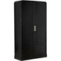 Tresor Hutch Bookcase Tall Black Buffet Cabinet - LOOMLAN - Noir - Bookcases