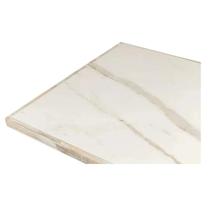 Trestle Porcelain Rectangular Dining Table-Dining Tables-Sarreid-LOOMLAN