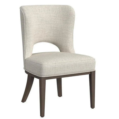 Trevino Performance Fabric Armless Dining Chair 2PC - LOOMLAN - Bassett Mirror - Dining Chairs