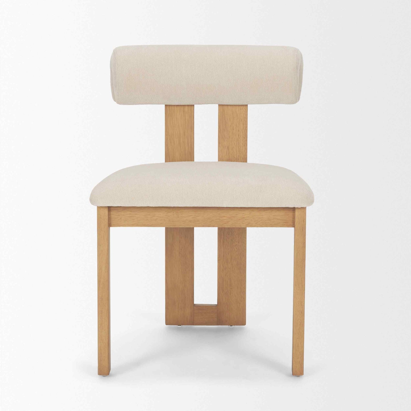 Tribeca Curve Open Back Fabric Dining Chair 2PC