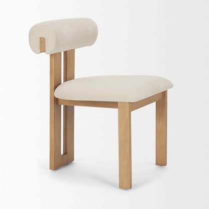 Tribeca Curve Open Back Fabric Dining Chair 2PC