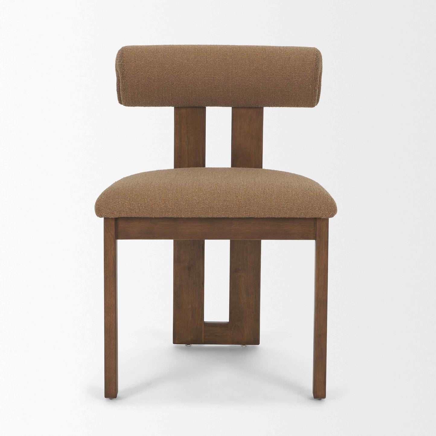 Tribeca Curve Open Back Fabric Dining Chair 2PC