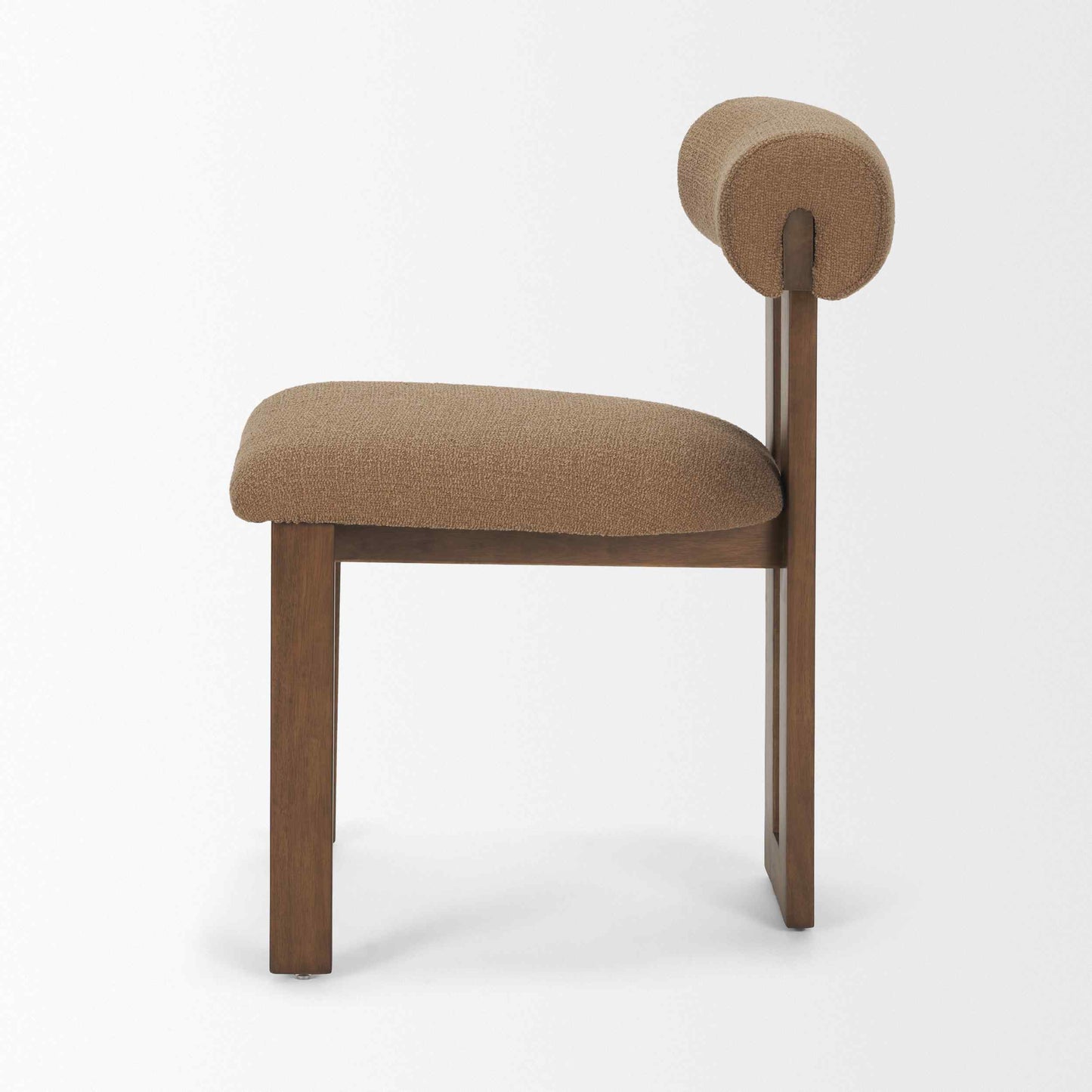 Tribeca Curve Open Back Fabric Dining Chair 2PC