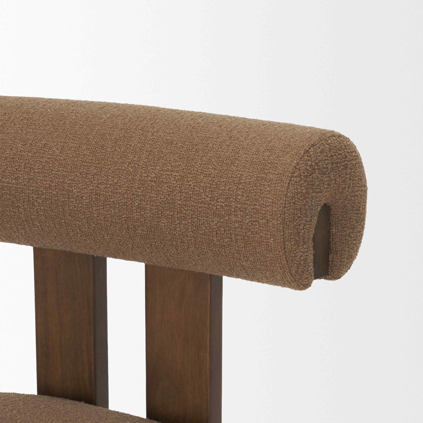 Tribeca Curve Open Back Fabric Dining Chair 2PC