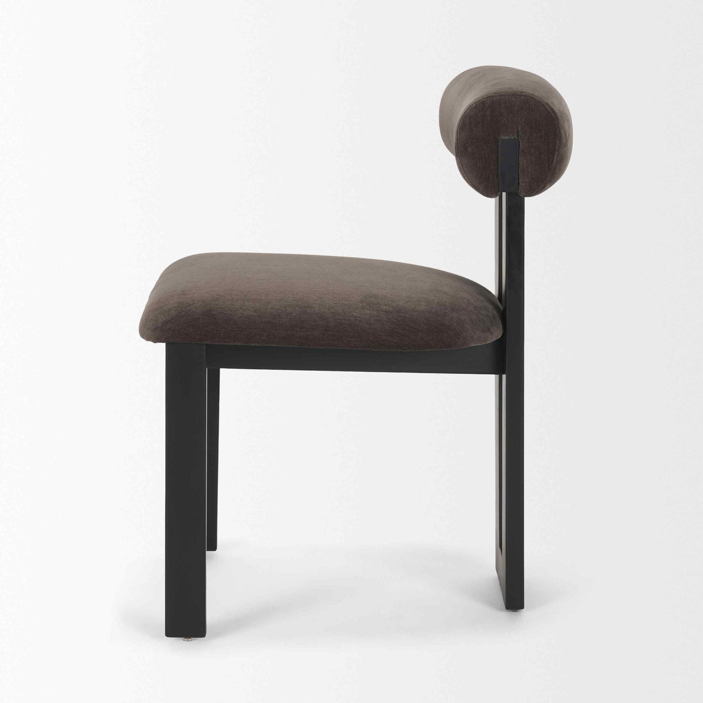 Tribeca Curve Open Back Fabric Dining Chair 2PC