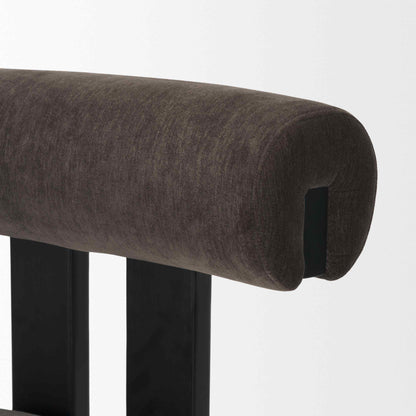 Tribeca Curve Open Back Fabric Dining Chair 2PC