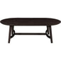 Trie Wood Oval Coffee Table - LOOMLAN - Moe's Home - Coffee Tables