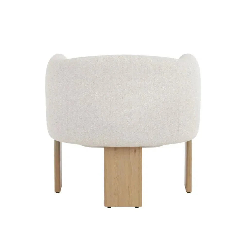 Trine Leather Luxurious Lounge Chair - LOOMLAN - SUNPAN - Club Chairs