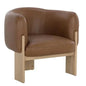Trine Leather Luxurious Lounge Chair - LOOMLAN - SUNPAN - Club Chairs