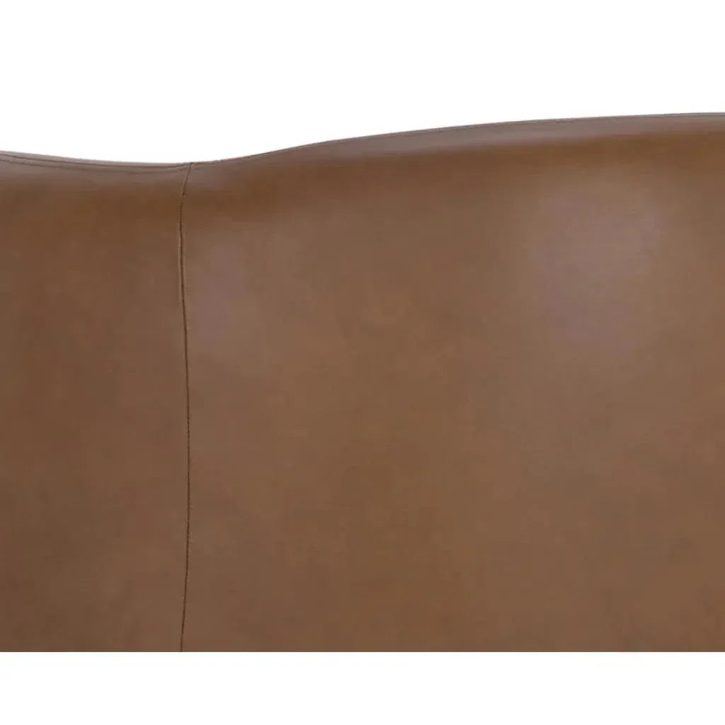 Trine Leather Luxurious Lounge Chair - LOOMLAN - SUNPAN - Club Chairs