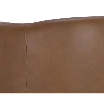 Trine Leather Luxurious Lounge Chair - LOOMLAN - SUNPAN - Club Chairs
