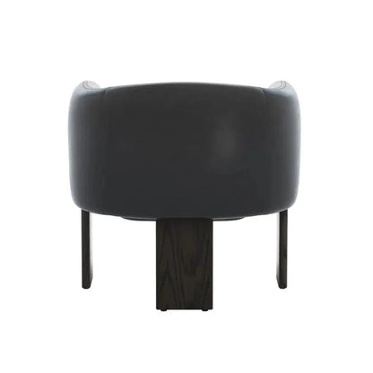 Trine Leather Luxurious Lounge Chair - LOOMLAN - SUNPAN - Club Chairs