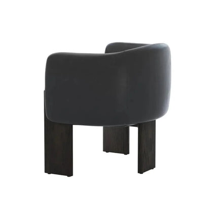 Trine Leather Luxurious Lounge Chair - LOOMLAN - SUNPAN - Club Chairs